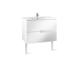 Шкаф Unik Victoria-N, 800mm, бял с 2чекмеджета /A856670806+A32799C00/