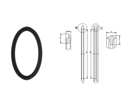 Уплътнение PE-HD 110
