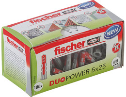 Дюбел пакет 5+1 ф 6x30 mm DUO POWER