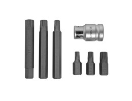 Накрайници XZN M6-M12 комплект 6 бр. - 1/2 " , 3 x 30 mm / 3 x 75 mm