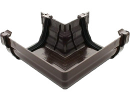 Ъгъл за улук ф 125 mm 90° кафяв R905/R935