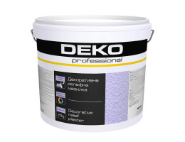 Декоративна релефна мазилка Deko, бяла, 25kg