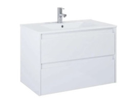 Шкаф Claudia Unik 800mm с 2 чекмеджета, white mat / A857795529 + A3272A400