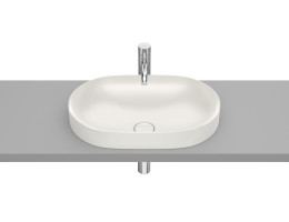 Умивалник за полувграждане Inspira Round, beige