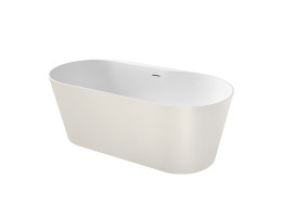 Вана овална от Stonex, 1590 x 790 x 590 mm, beige/white