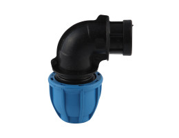 Коляно с вътрешна резба ф 20 mm 1/2" 90° PE
