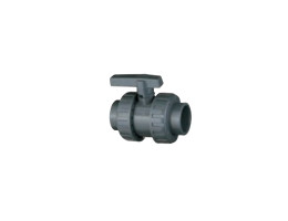 PVC кран с два холендъра 1V322 ф 90 mm