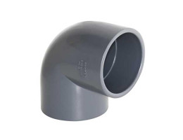 Коляно водопровод PVC ф 40 mm, 90°