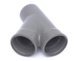 Разклонение за лепене PVC за канализация ф 110 x 110 mm 45°