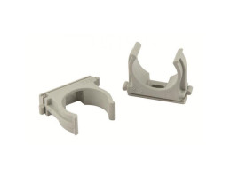 Фиксиращ елемент за тръби, PVC ECLIP 25 mm - 100 броя