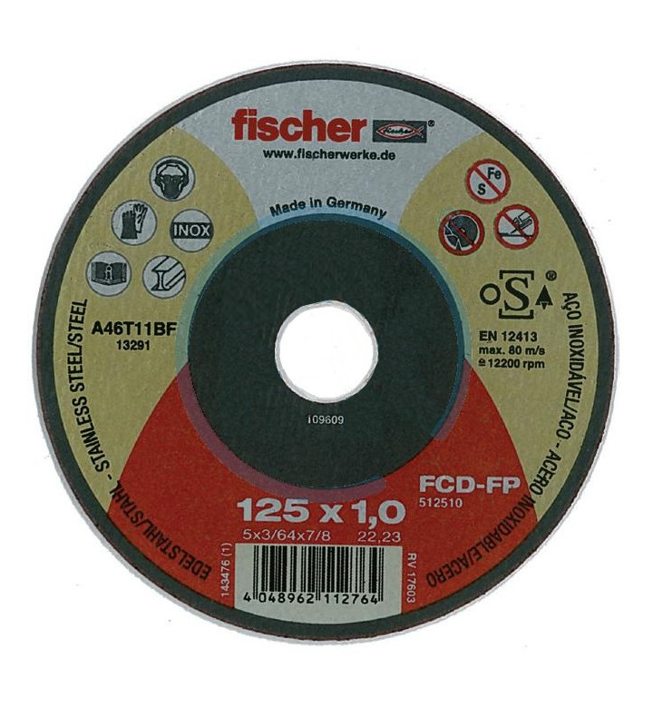 Диск за метал FCD-FP ф 125 x 1.0 mm
