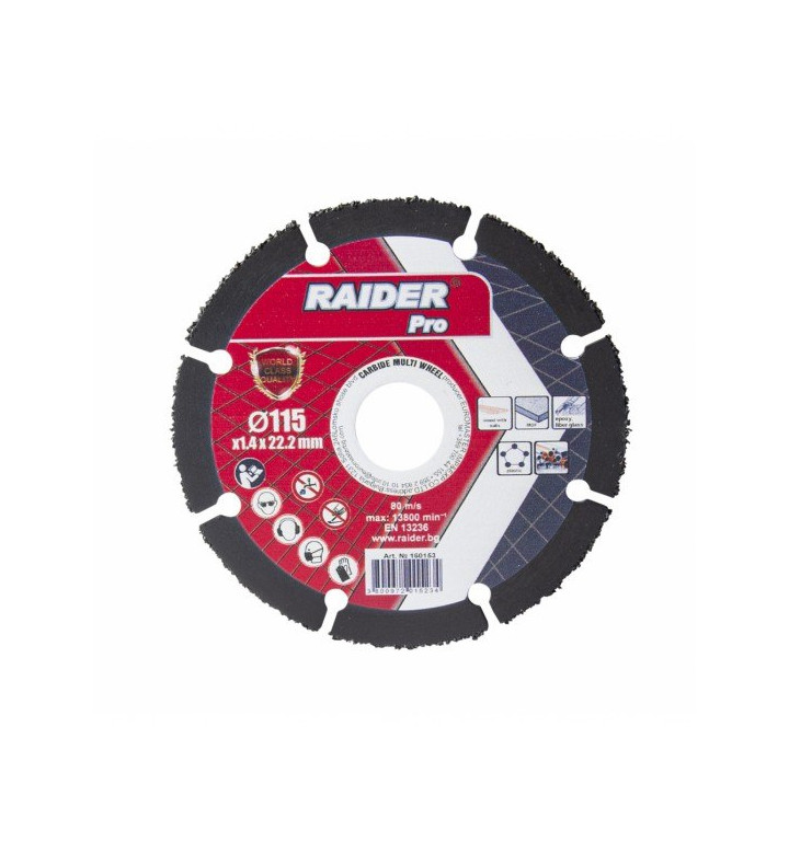 Диск за ъглошлайф, Carbidi Multi Wheel, 115 x 22.2mm