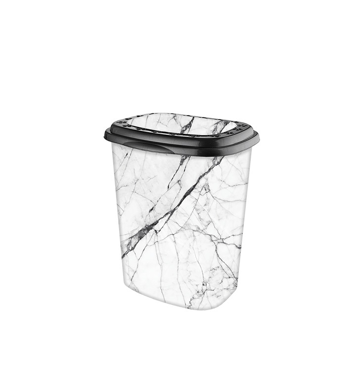 Пластмасов кош за пране с капак 45 L
