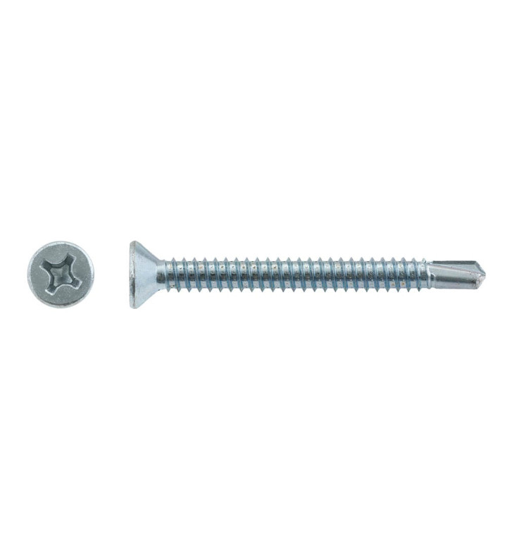 Винт самопробивен ф 4.8 mm x 60 mm поцинкован 100 бр.