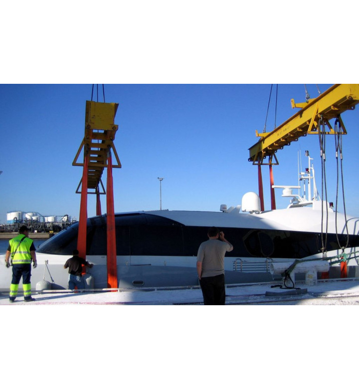 Плосък полиестерен сапан с уши 2 t, 2 m