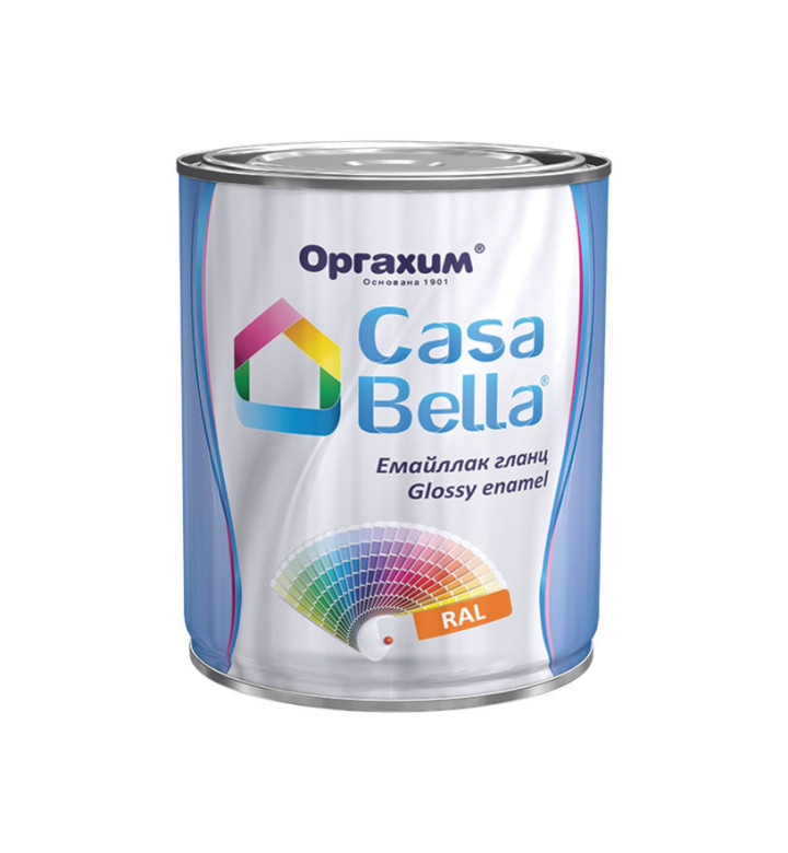 Емайллак гланц Casa Bella AQUA, черен - 650 ml