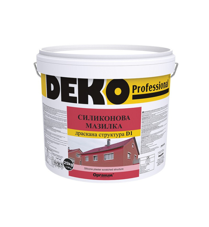 Мазилка силиконова Deko B2, бяла - 25 kg