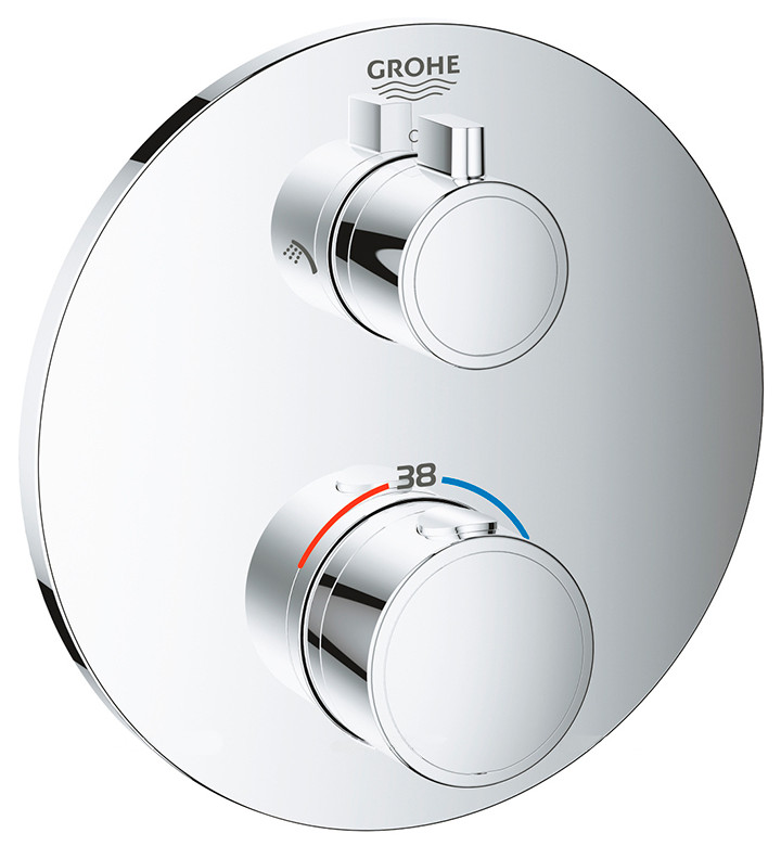 Смесител с термостат Grohtherm за душ с два изхода