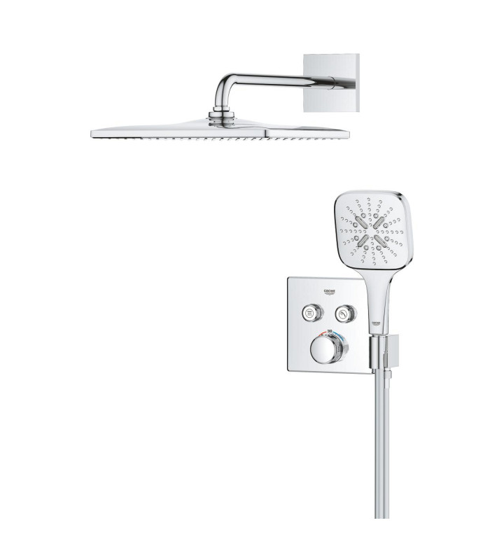 Душ система с 2 извода Grohtherm SmartControl Cube