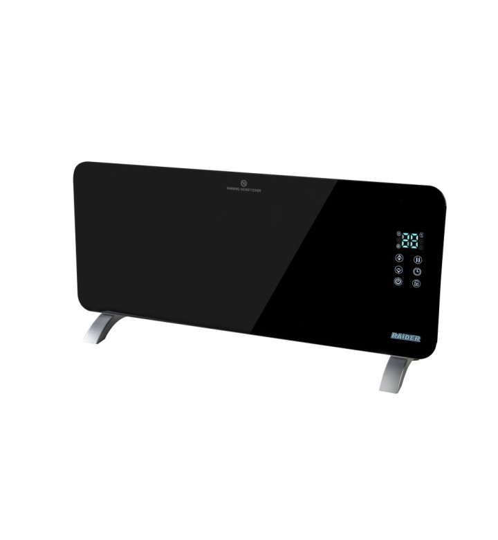 Конвектор със стойка 2 kW черно стъкло LED Wi-Fi RD - PH 04