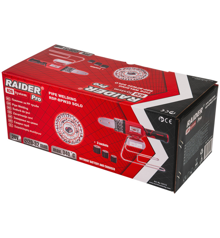 Поялник за PP тръби, 25-340'С, ф 20-32 mm, R20 Solo, RDP-BPW20