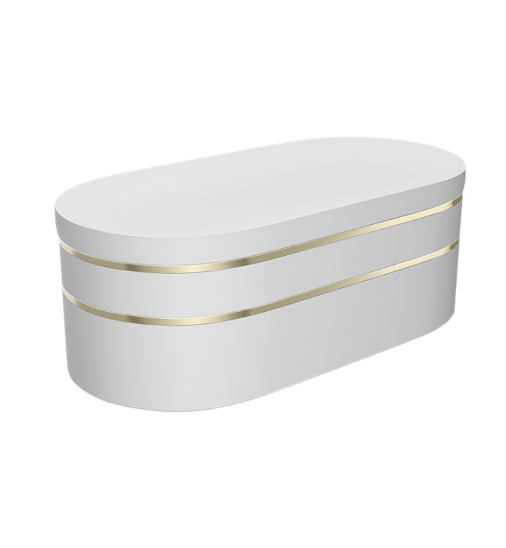 Луксозна кутия с двойно отделение, Baia off-white/greige, Armani Roca