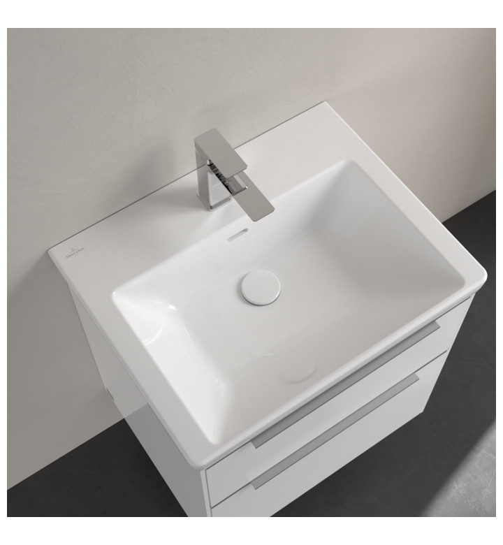 Умивалник Subway 3.0, 650 х 475 х 165 mm, с преливник, Ceramic Plus