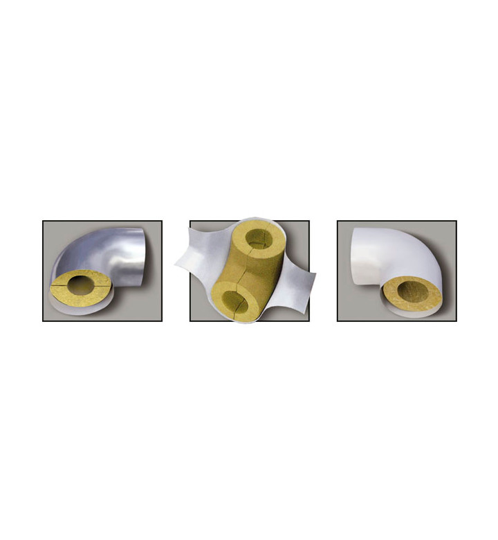 Тръбна изолация 300x40 mm - черупкова с алуминиево фолио IsolPipe