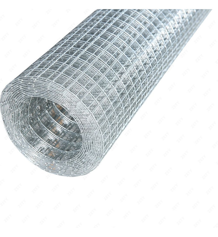Оградна мрежа поцинкована, каре H1.00 m, 19 x 38 mm, ф 1.0 mm, 10 m