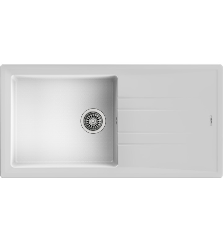 Умивалник ТЕКА М.1020, Stone 60 L - TG 1B, бял