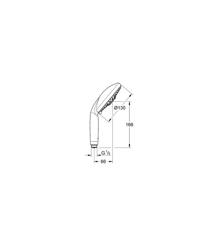 Душ ръчен Rainshower Classic 130