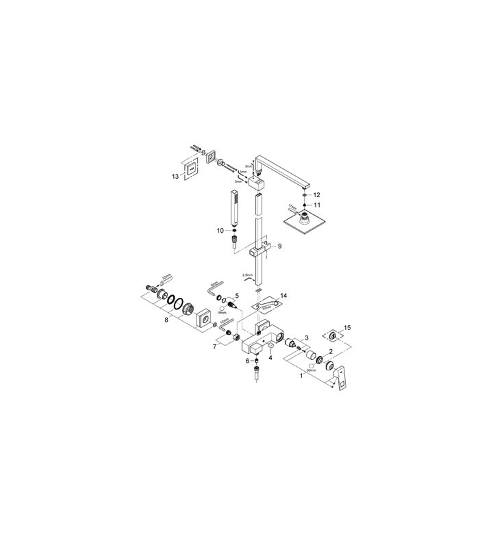 Душ система Eurocube System 150