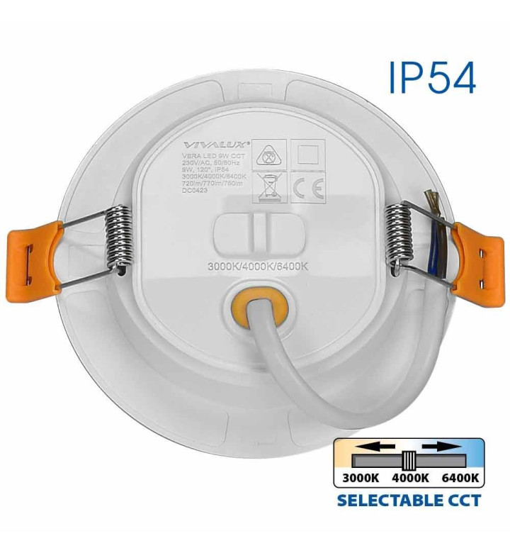 LED луна VERA LED, 9W, 3000K-4000K-6400K, IP54