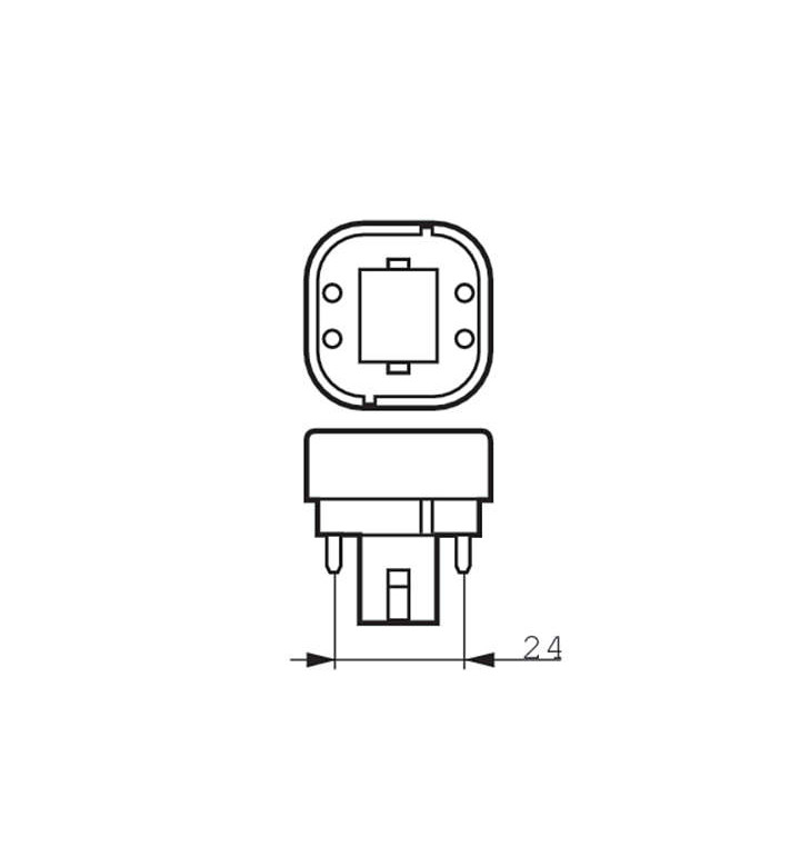 Крушка луминесцентна Master PL-C 4P 26W/840