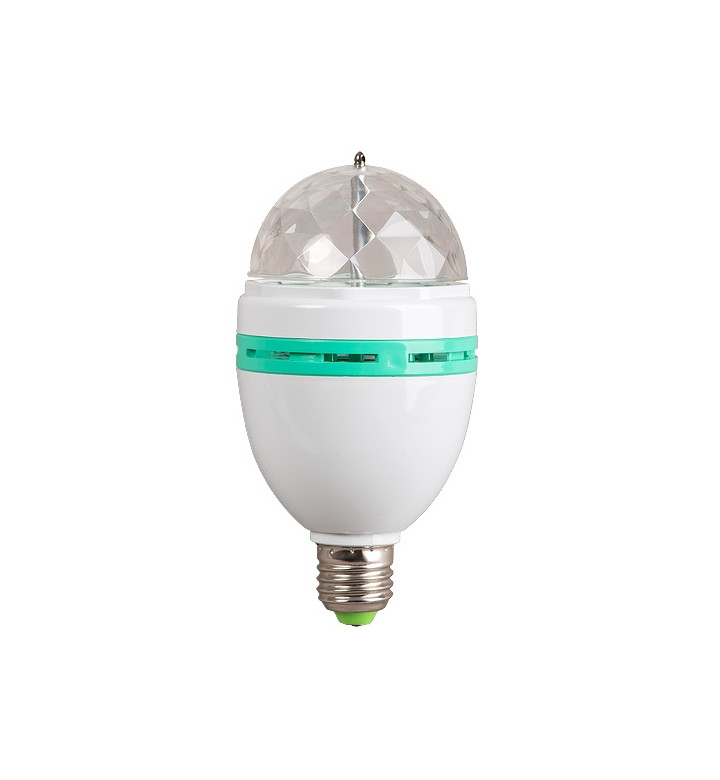 Крушка  LED диско с дист. управление LD220327RGB   220V 3W