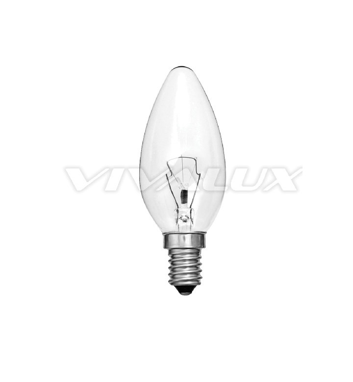 Лампа миньонка тип свещ CS-40W/230V/E14 прозрачна