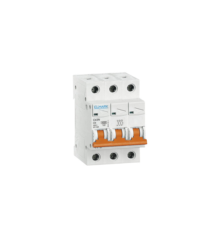 Предпазител автоматичен C43N/63A 3P C, 4.5kA